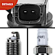 APIC0580 8-Piece Kit Ignition Coil and Iridium Spark Plug Kits