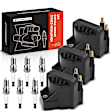 APIC0586 9-Piece Kit Black Ignition Coil and Iridium Spark Plug Kits