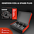APIC0586 9-Piece Kit Black Ignition Coil and Iridium Spark Plug Kits