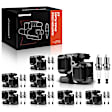 APIC0603 8x Black Ignition Coil & 16x IRIDIUM Spark Plug Kits