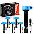APIC0605 12-Piece Kit Blue Ignition Coil and Iridium Spark Plug Kits