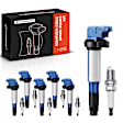 APIC0612 12-Piece Kit Blue Ignition Coil and Iridium Spark Plug Kits