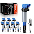 APIC0613 16-Piece Kit Blue Ignition Coil and Iridium Spark Plug Kits