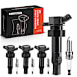 APIC0622 8-Piece Kit Black Ignition Coil and Iridium Spark Plug Kits