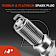 APIC0623 8-Piece Kit Black Ignition Coil and Iridium and Platinum Spark Plug Kits