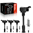 APIC0633 8-Piece Kit Black Ignition Coil and Iridium Spark Plug Kits