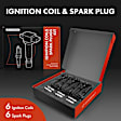 APIC0638 12-Piece Kit Black Ignition Coil and Iridium Spark Plug Kits