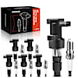 APIC0663 12-Piece Kit Black Ignition Coil and Iridium Spark Plug Kits