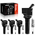 APIC0669 8-Piece Kit Black Ignition Coil and Iridium Spark Plug Kits