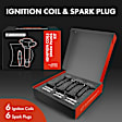 APIC0683 12-Piece Kit Black Ignition Coil and Iridium Spark Plug Kits