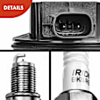 APIC0684 8x Black Ignition Coil & IRIDIUM Spark Plug Kits