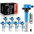 APIC0685 16-Piece Kit Blue Ignition Coil and Iridium Spark Plug Kits