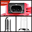 APIC0686 16-Piece Kit Red Ignition Coil and Iridium Spark Plug Kits