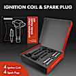 APIC0692 8-Piece Kit Black Ignition Coil and Iridium Spark Plug Kits