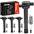 APIC0748 4 Pcs Ignition Coil & IRIDIUM Spark Plug Kits