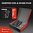 APIC0748 4 Pcs Ignition Coil & IRIDIUM Spark Plug Kits