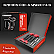 APIC0751 16-Piece Kit Ignition Coil and Iridium Spark Plug Kits