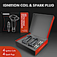 APIC0757 8-Piece Kit Ignition Coil and Iridium Spark Plug Kits