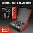 APIC0777 5 Pcs Ignition Coil & 5 Pcs IRIDIUM Spark Plug Kits