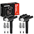 APIC0784PG 2x Ignition Coil & 4x IRIDIUM Spark Plug Kits