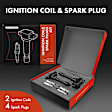 APIC0787 6-Piece Kit Ignition Coil and Iridium Spark Plug Kits