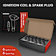 APIC0805 12-Piece Kit Ignition Coil and Iridium Spark Plug Kits