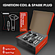 APIC0810 16-Piece Kit Ignition Coil and Iridium Spark Plug Kits