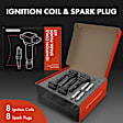 APIC0813 16-Piece Kit Ignition Coil and Iridium Spark Plug Kits