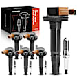 APIC0821 12-Piece Kit Ignition Coil and Iridium Spark Plug Kits