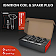 APIC0825PG 12-Piece Kit Ignition Coil and Iridium Spark Plug Kits