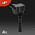 APIC0836PG 4x Ignition Coil & IRIDIUM Spark Plug Kits