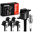 APIC0837PG 12-Piece Kit Ignition Coil and Iridium Spark Plug Kits