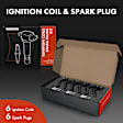 APIC0838PG 6x Ignition Coil & IRIDIUM Spark Plug Kits