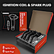 APIC0839PG 16-Piece Kit Ignition Coil and Iridium Spark Plug Kits