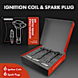 APIC0862 3 Pcs Ignition Coil & IRIDIUM Spark Plug Kits