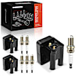 APIC0897 3 Pcs Ignition Coil & 6 Pcs IRIDIUM Spark Plug Kit