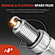 APIC0897 3 Pcs Ignition Coil & 6 Pcs IRIDIUM Spark Plug Kit