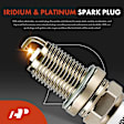 APIC0901 1 Pc Ignition Coil + 6 Pcs IRIDIUM & Platinum Spark Plug Kit
