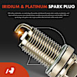 APIC0913 1 Pc Ignition Coil & 4 Pcs IRIDIUM & Platinum Spark Plug Kit