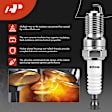 APIC0914 1 Pc Ignition Coil + 6 Pcs IRIDIUM & Platinum Spark Plug Kit