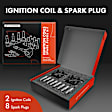 APIC0915 10-Piece Kit Ignition Coil and Iridium and Platinum Spark Plug Kit