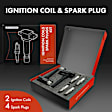 APIC0922 6-Piece Kit Ignition Coil and Iridium and Platinum Spark Plug Kit