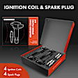 APIC0966 4 Pcs Ignition Coil & 4 Pcs Iridium & Platinum Spark Plug Kit