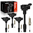 APIC0972 4 Pcs Ignition Coil & 4 Pcs Double Iridium Spark Plug Kits
