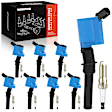 APIC1004 8 Pcs Ignition Coils & 8 Pcs Double Iridium Spark Plug Kits
