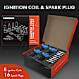 APIC1005 24-Piece Kit Ignition Coils and Double Iridium Spark Plug Kits