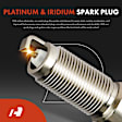 APIC1010 4 Pcs Ignition Coils & 4 Pcs Iridium & Platinum Spark Plug Kits