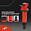 APIC1012 4 Pcs Ignition Coils & 4 Pcs Double Iridium Spark Plug Kits