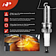 APIC1012 4 Pcs Ignition Coils & 4 Pcs Double Iridium Spark Plug Kits