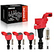 APIC1016 4 Pcs Ignition Coils & 4 Pcs Iridium Spark Plug Kits